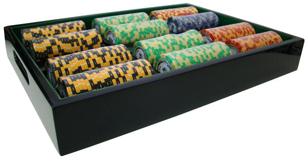 500 Monte Carlo Poker Chips with Hi Gloss Case