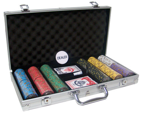 300 Nevada Jack Poker Chips with Aluminum Case