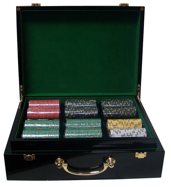500 Nevada Jack Poker Chips with Hi Gloss Case