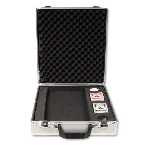 500 Scroll Poker Chips with Claysmith Aluminum Case