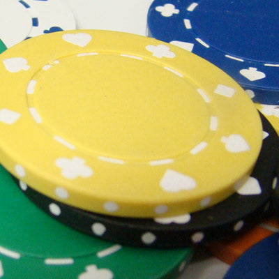1000 Suited Poker Chips with Aluminum Case
