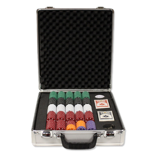 500 Suited Poker Chips with Claysmith Aluminum Case