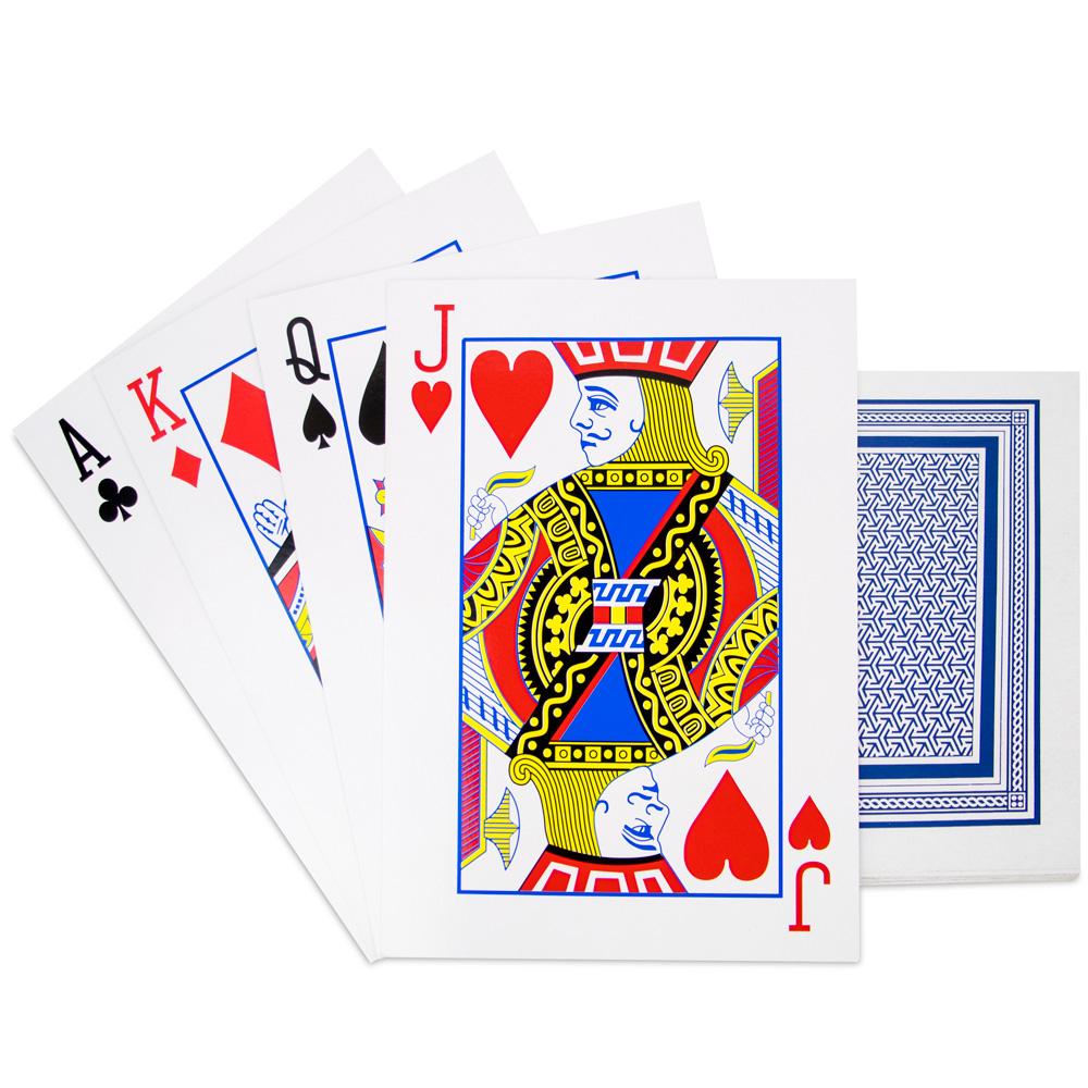 Jumbo Oversize Playing Cards 4.5"x7"