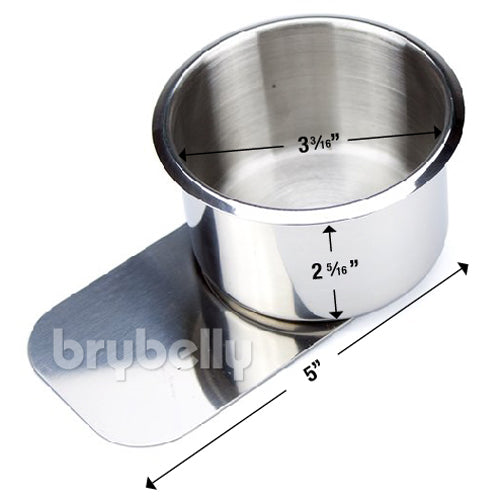 Small Stainless Steel Slide Under Cup Holder