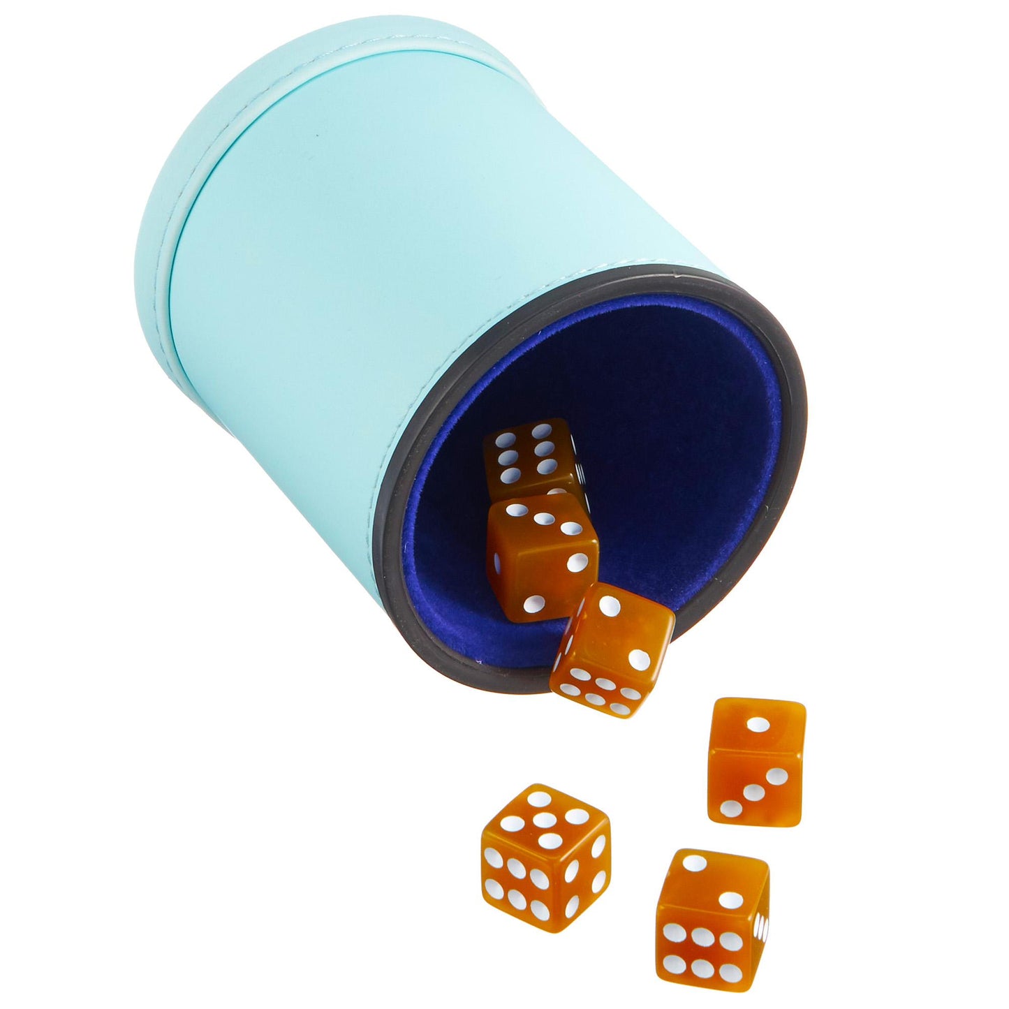 Glow in the Dark Dice Cup with 5 Glow Dice