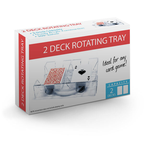 2 Deck Rotating Card Tray
