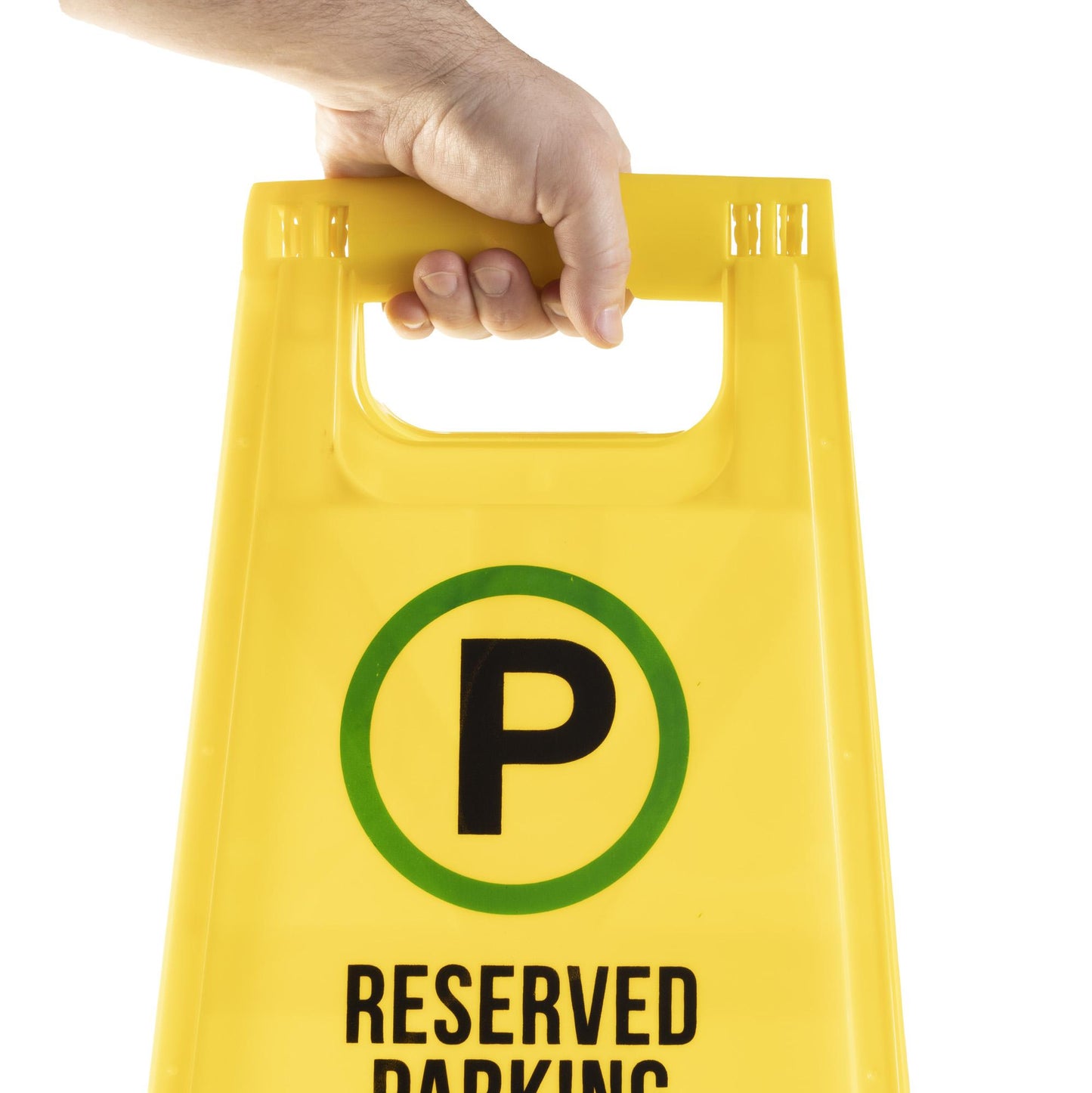 Reserved Parking Bilingual Floor Sign