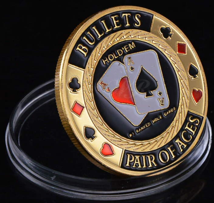 Bullets - Pair of Aces Medallion