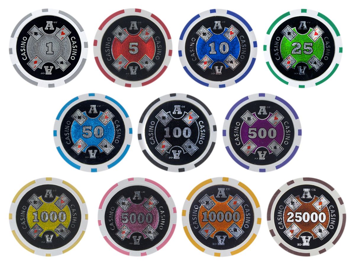 Ace Casino Poker Chips